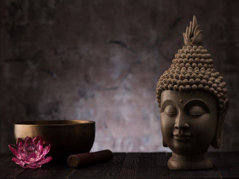 Singing Bowl with Buddha